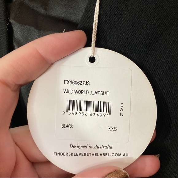 FINDERS Keepers Black Wild World Jumpsuit NWT - Picture 11 of 11